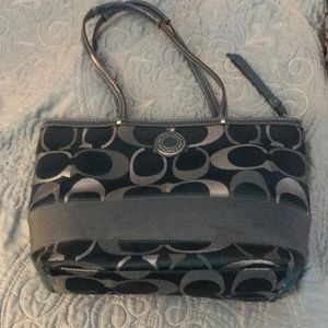 Teal coach bag